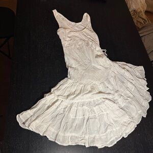 Beautiful Boho Cotton Ruffle Dress